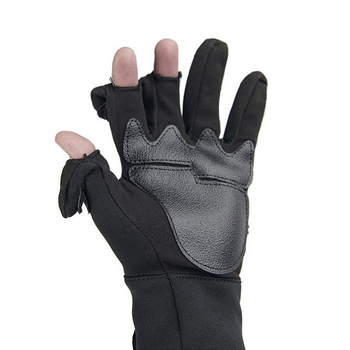 Рукавиці тактичні MIL-TEC Neoprene/Amaro Shooting Gloves 11657002 XL Black (2000980579976)