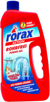 Интенсивный гель для сливных труб Rorax 1 л (4001499196553/4009175521859 )
