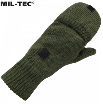 Рукавички рукавиці Mil-Tec зимові фліс олива M зелені THINSULATE