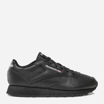 Жіночі кросівки Reebok Classic Leather 100008497 40 (9US) 26 см Чорні (4065418342865)