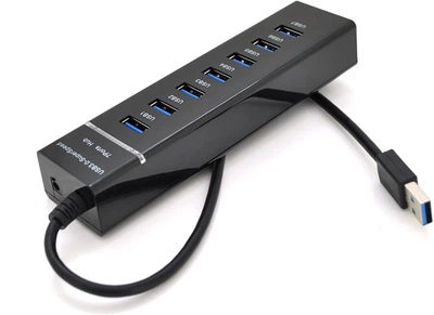 Хаб Voltronic USB 3.0 UH-703 (7 портів USB3.0) підтримка до 1TB (YT19505)
