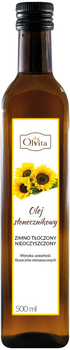 Соняшникова олія Olvita Холодного віджиму 500 мл (5907591923150)