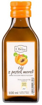 Олія абрикосових кісточок Olvita Холодного віджиму 100 мл (5907591923303)