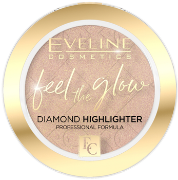 Rozświetlacz w kamieniu Eveline Cosmetics Feel the Glow 02 Beach Glow 4.2 g (5903416034148)