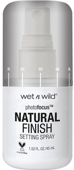 Mgła do twarzy Wet N Wild Photo Focus Natural Finish Setting Spray 45 ml (4049775530110)