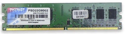 Модуль пам'яті Patriot DDR2 2GB 800 MHz Б/в