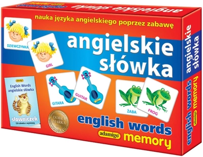 Gra planszowa Adamigo Memory Angielskie Słówka (5902410005628)