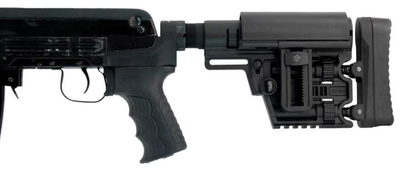 Приклад AR-10 / AR-15 DLG TBS TACTICAL DLG-011 Mil-Spec с регулировкой тыльника и подщечника