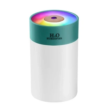 Зволожувач повітря ультразвуковий Н2О Humidifier біло-зелений