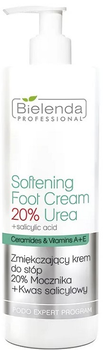 Krem do stóp Bielenda Softening Foot Cream 20% Urea zmiękczający 20% Mocznika + Kwas Salicylowy 500 ml (5902169012878)