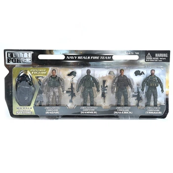 Набор фигурок Elite Force Морские котики 5 солдат, аксессуары 101837