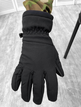 Тактичні рукавички Soft Shell Tactical Gloves Black M