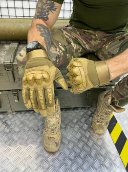 Тактичні рукавички Tactical Gloves Coyote Elite L