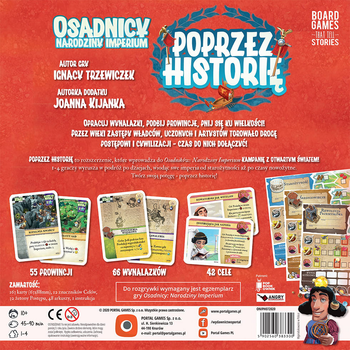 Dodatek do gry planszowej Portal Games Osadnicy: Narodziny Imperium - Poprzez Historię (5902560383300)