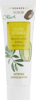 Скраб для обличчя з оливковими кісточками - Korres Olive Stones 18ml (786582-15665)