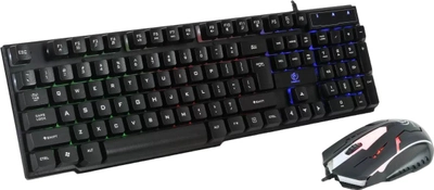 Комплект дротовий Rebeltec клавіатура+миша для геймерів Oppressor gaming Чорний (RBLKLA00026)
