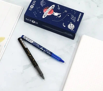 Ручки Xiaomi Lampo Happy Planet Straight Liquid Pen набор 12 штук
