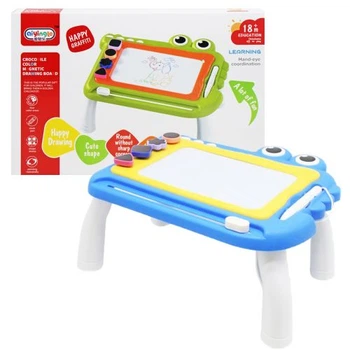 Магнитная доска-столик Крокодил (голубой) aiyingle 668-222