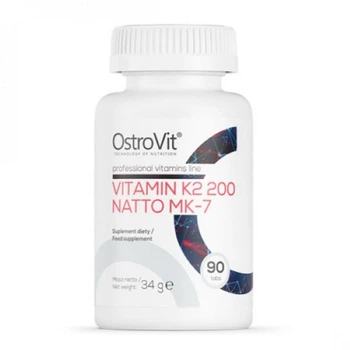 Вітамін К2 Ostrovit Vitamin K2 200 Natto MK-7 90 tabs