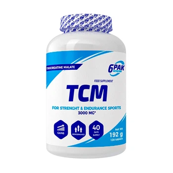 Трикреатин малат 6PAK Nutrition TCM 120 tabs