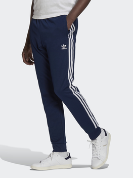 Спортивні штани чоловічі adidas HK7353 XL Синій/Білий (4065415095917)