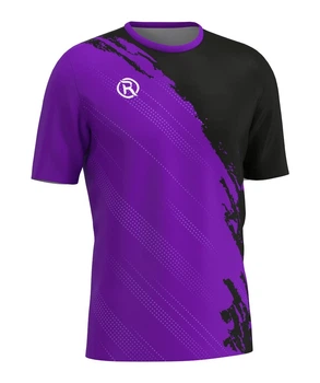 Волейбольная футболка мужская RIGO CHAMPION Black-Violet M