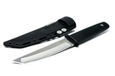 Нож с фиксированным клинком из стали ручной нескладной Tanto Cold Steel Kobun 17T