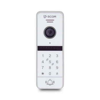 Видеопанель BCOM BT-400FHD-AC белая с клавиатурой и считывателем Mifare