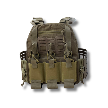 Плитоноска uaBRONIK (Plate Carrier Light) відкритого типу Койот