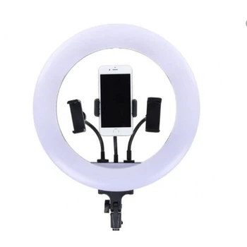 Кольцевая LED лампа Usams CXB360 36 см 14” c 3-мя крепежами с питанием от сети