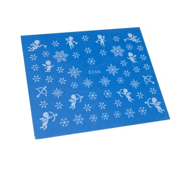 Слайдер-дизайн водные наклейки для ногтей, новогодние, D266