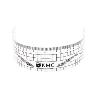 Линейка для бровей KMC, черная