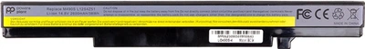 Акумулятор PowerPlant для ноутбуків LENOVO IdeaPad K4250 (L12S4Z51) 14.8V 2600mAh (NB482054)