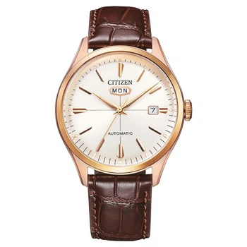 Наручные часы CITIZEN NH8393-05AE Розовое золото/Коричневый