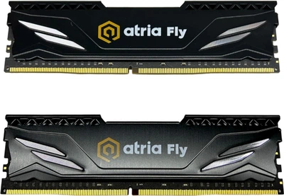 Модуль памяти Atria DDR4 32GB 2x16GB 3200MHz Fly Black (UAT43200CL18BK2/32)