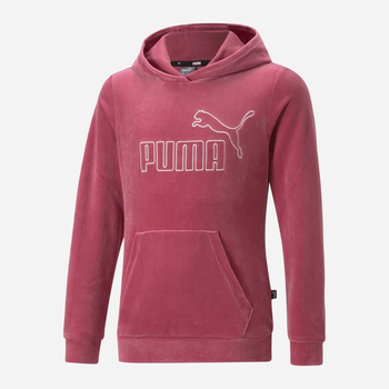 Bluza z kapturem dla dziewczynki Puma ESS+ Velour 67104045 170-176 cm Różowa (4065449078313)
