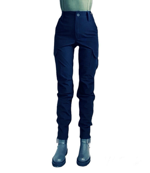 Жіночі тактичні брюки софтшелл утепленні 42 темно-сині