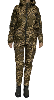 Жіночі військові тактичні штани 56 укрпіксель софтшелл утепленні