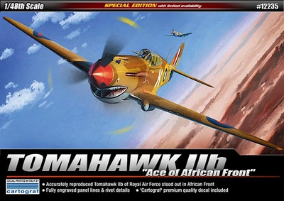 Модель з фанери Academy літак P-40C Tomahawk IIB 1:48 (8809258926832)