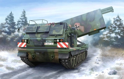 Модель из фанеры Trumpeter M270/A1 Multiple Launch Rocket System 1:35 (9580208010465)