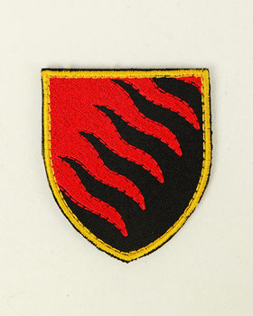 Шеврон, нарукавна емблема 55-а окрема артилерійська бригада «Запорізька Січ», шеврон на липучці