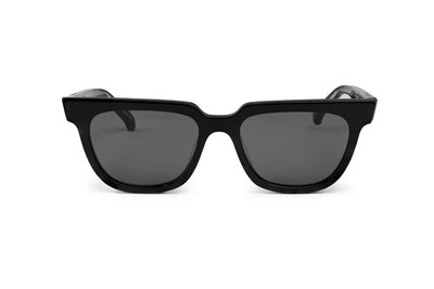 Крафтовые сонцезащитные очки из итальянского ацетата Oscar&Frank ONI Gloss Black