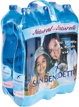 Упаковка мінеральної негазованої води San Benedetto 1.5 л х 6 шт. (8001620001899)