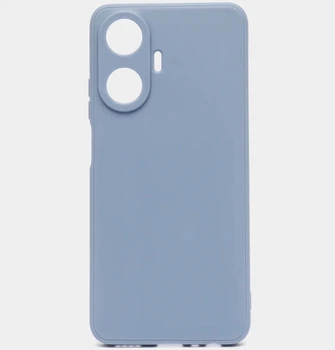 Чохол Fiji Full Soft Premium для Realme C55 протиударний бампер з мікрофіброю Grey