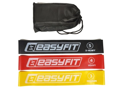 Резинки для фитнеса EasyFit набор 3 шт