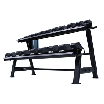 Стойка для шестигранных гантелей 2-х ярусная Fitnessport FF72D2A