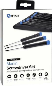 Zestaw narzędzi iFixit Marlin Screwdriver Set 15 elementów (EU145462-1)