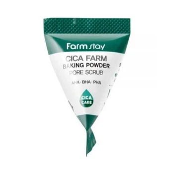 Скраб с содой, кислотами и центеллой Farmstay Cica Farm Baking Powder Pore Scrub 7 г