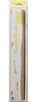 Szczoteczka do zębów The Humble Co. Kids Bamboo Ultra-Soft Yellow Bristle (7350075690235)