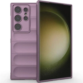 Силіконовий (TPU) чохол Deexe Terra Case для Samsung Galaxy S24 Ultra - Light Purple